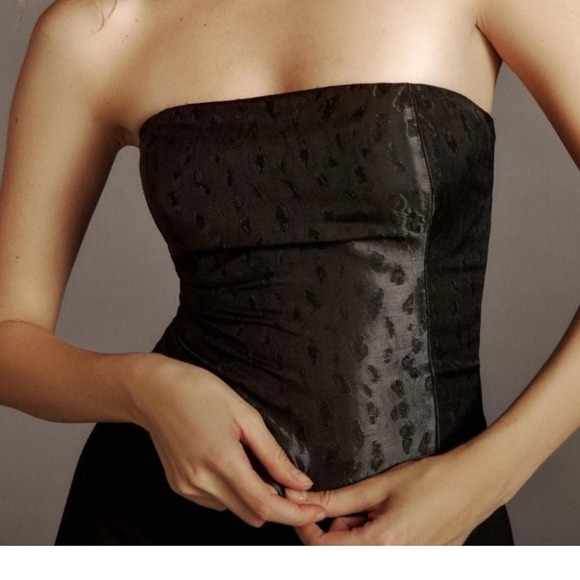 Reformation Cheetah Strapless Top - Picture 1 of 3